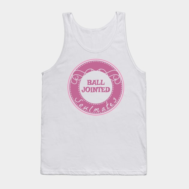 Balljointed Soulmates Design rose Tank Top by Qwerdenker Music Merch